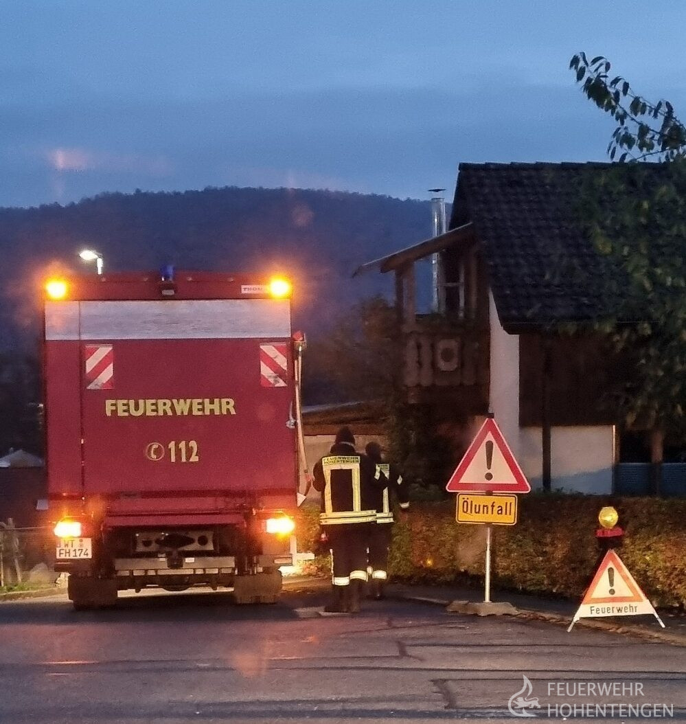 Einsatz Ölspur