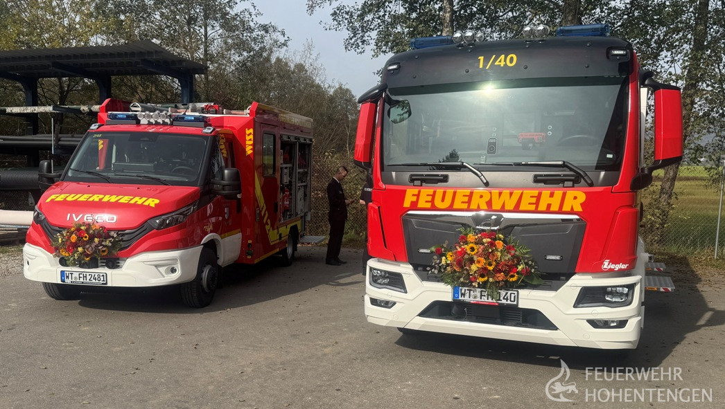 Fahrzeugweihe MLF + TSF-W