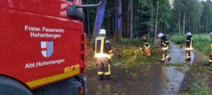 Einsatz nach Unwetter