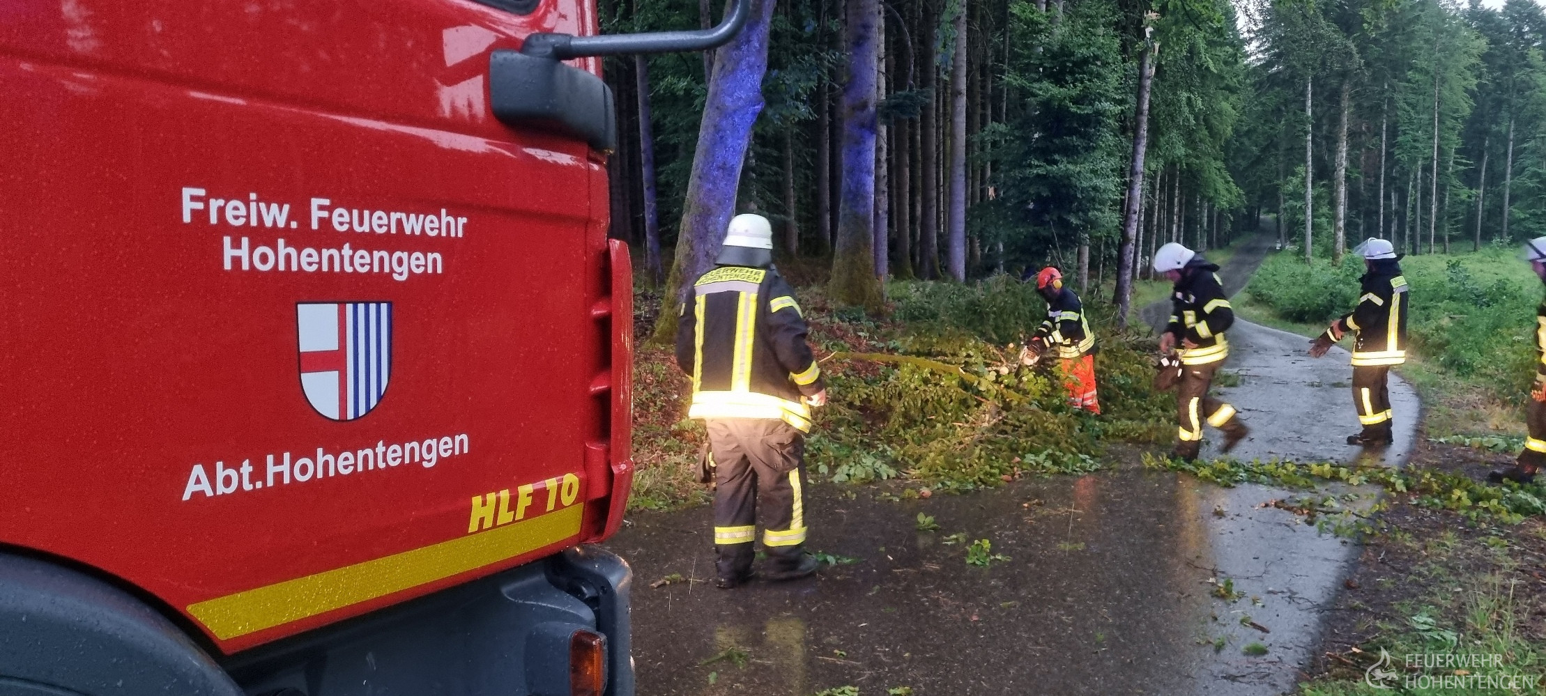 Einsatz nach Unwetter