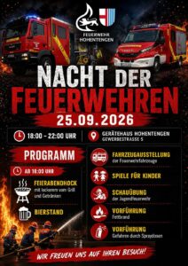 Lange Nacht der Feuerwehren - Freiwillige Feuerwehr Hohentengen