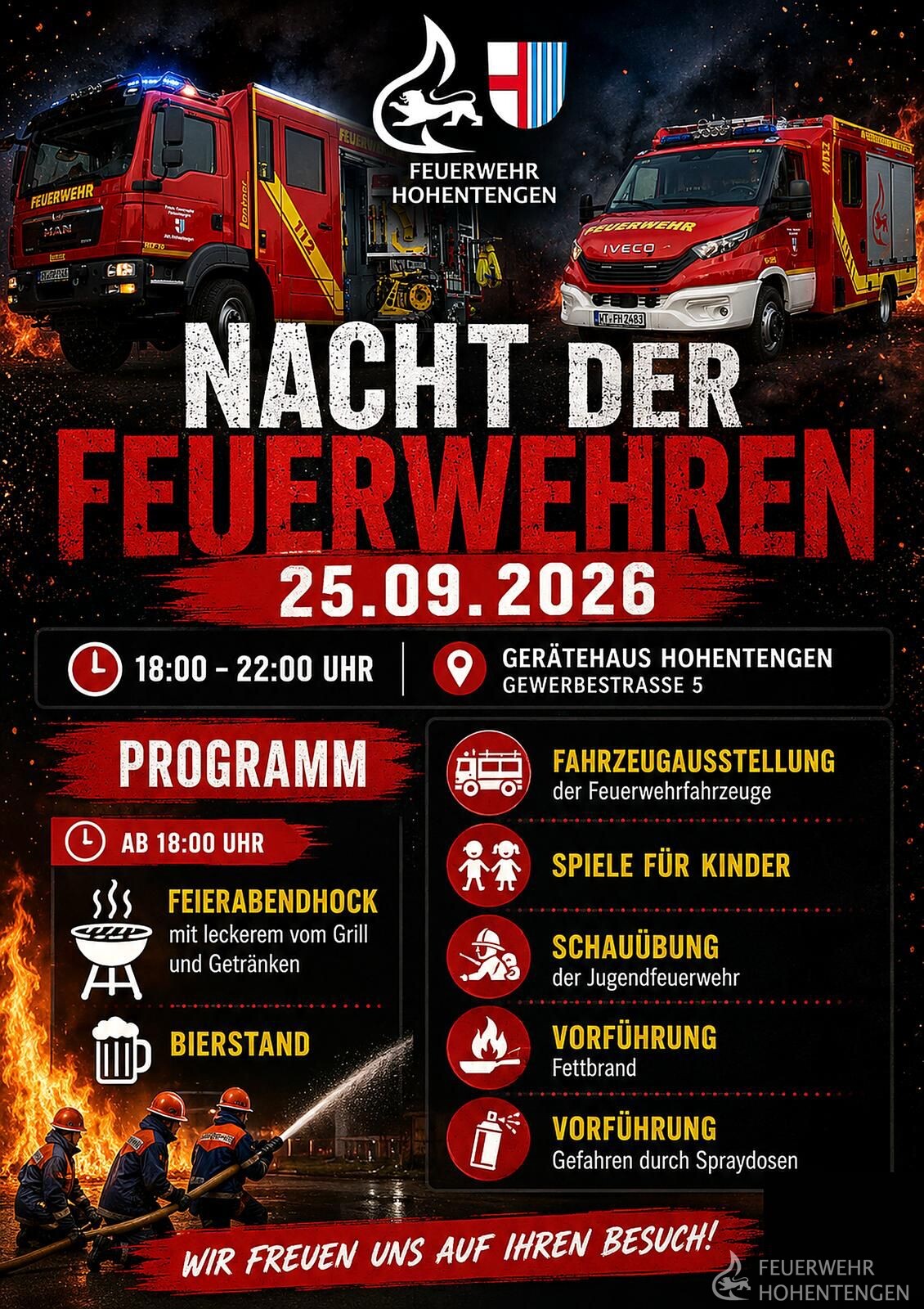 Lange Nacht der Feuerwehren - Freiwillige Feuerwehr Hohentengen